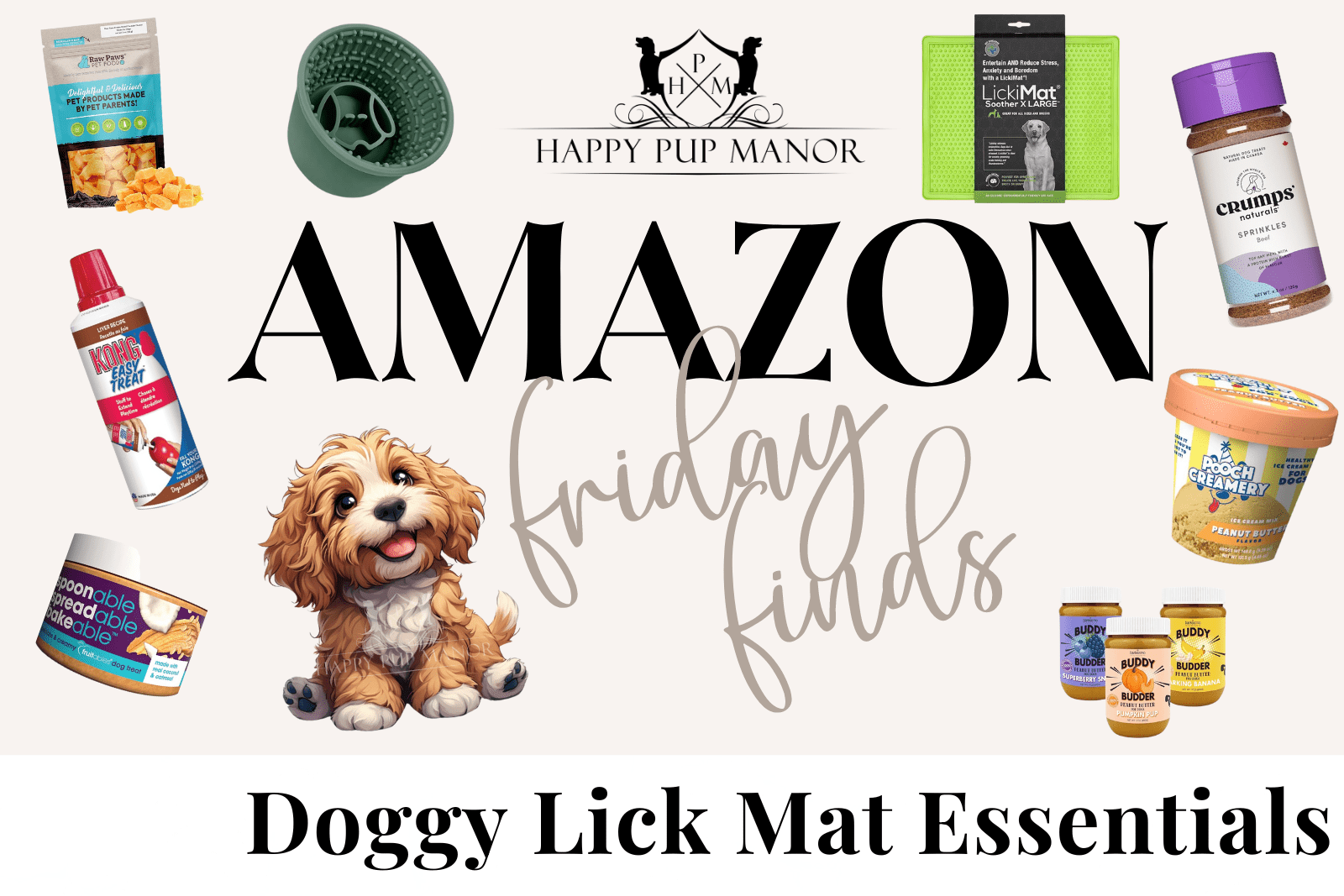 Doggy Lick Mat Essentials: Amazon Friday Finds