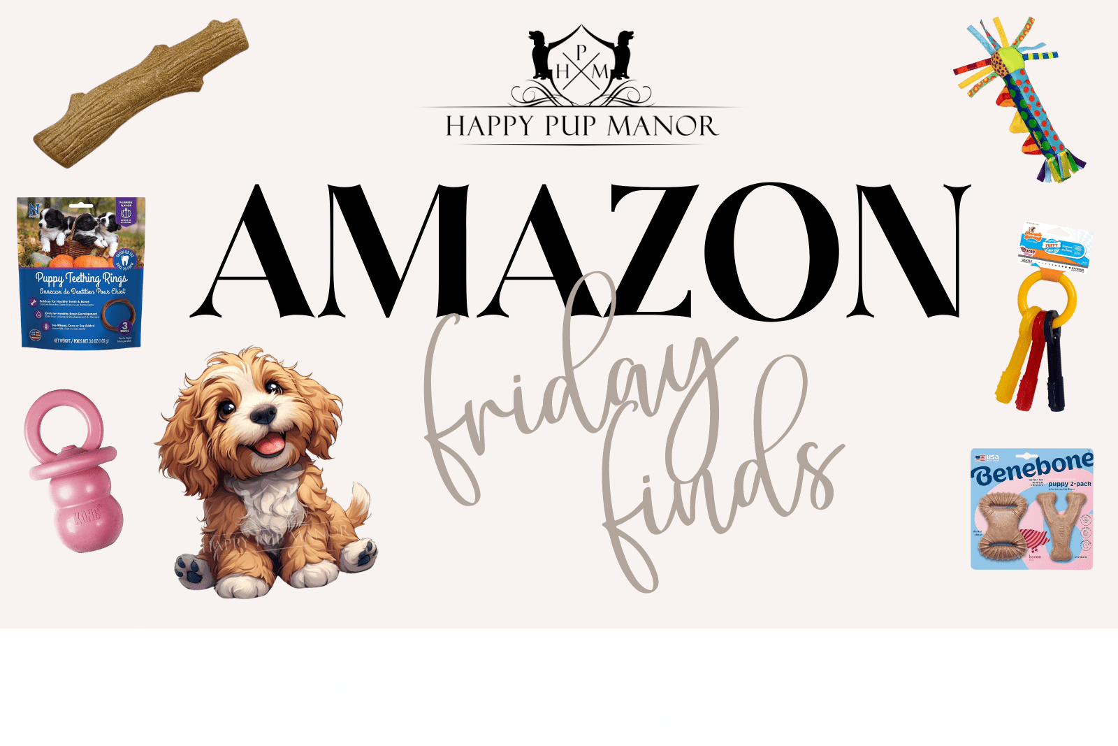 Puppy Teething Toys: Amazon Friday Finds