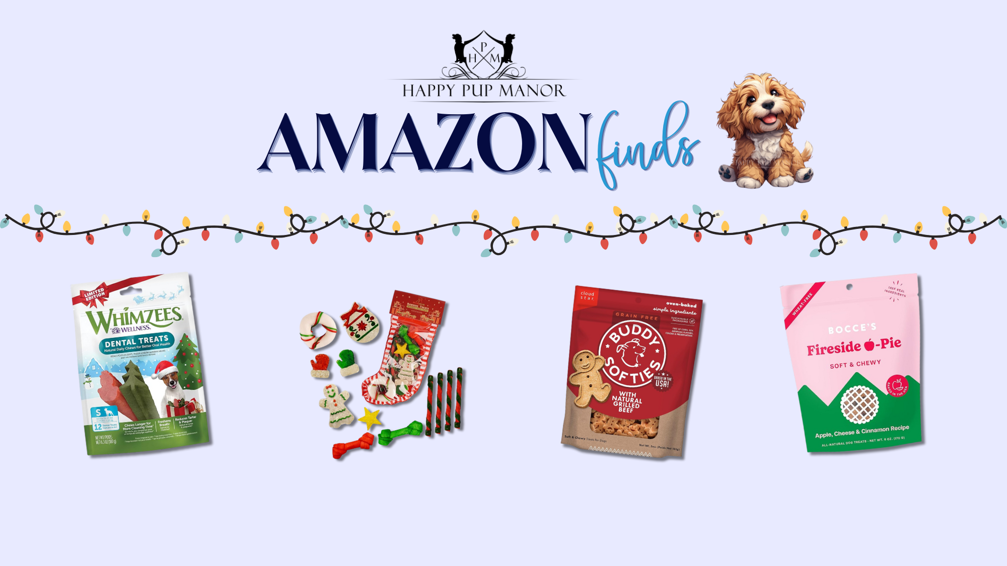 Festive Holiday Chews & Treats for Your Dog: Amazon Finds