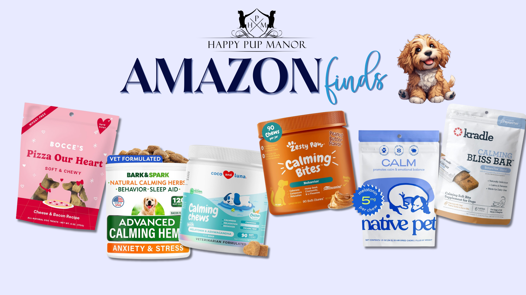 Amazon Finds: Chews & Treats for the Anxious Pup